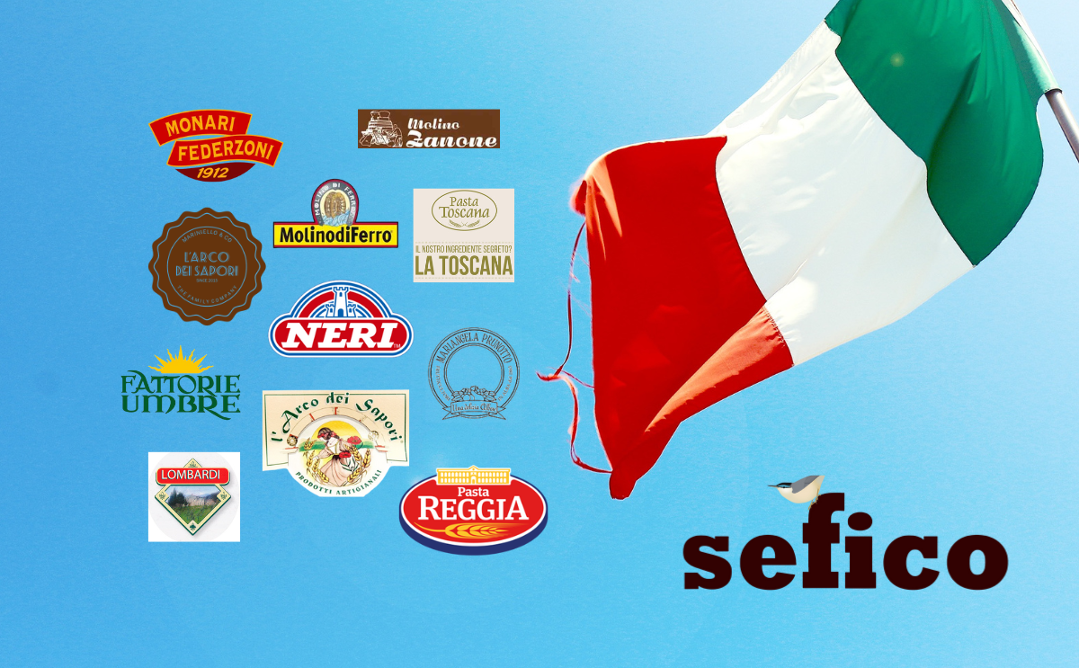 Chez SEFICO, nous avons à cœur de proposer à nos clients bien plus qu’un simple catalogue de produits : nous leur offrons une sélection exigeante, diversifiée et qualitative, pensée pour répondre aux attentes les plus pointues du secteur agroalimentaire. Aux côtés des grandes références de l'épicerie, des boissons ou de l'hygiène, nous avons développé des partenariats exclusifs avec plusieurs marques italiennes d’exception. Ces marques, reconnues pour leur savoir-faire, leur histoire et la qualité de leurs produits, sont disponibles uniquement via SEFICO sur le marché corse. Un véritable atout pour les professionnels à la recherche de produits différenciants et porteurs de valeur ajoutée.